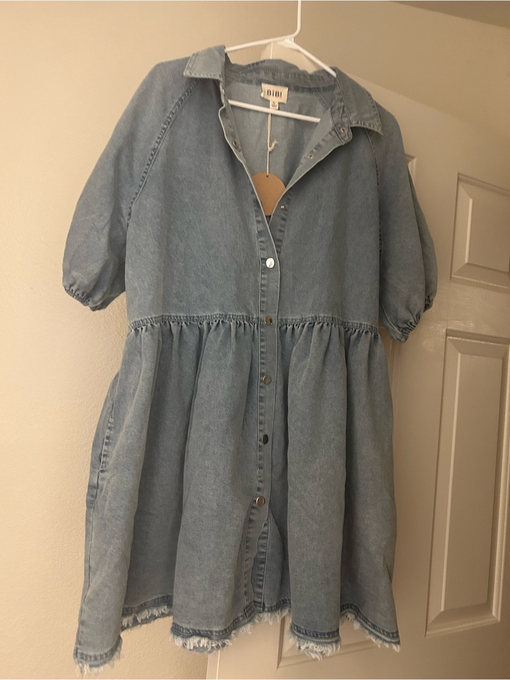 BiBi Light Blue Denim Shirt Jacket